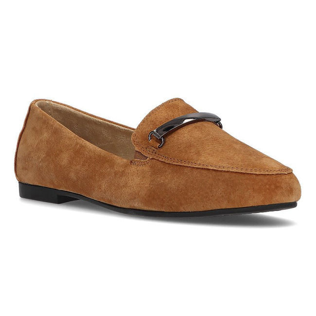 Filippo Leder Slipper DP1209/21 CA Kamel